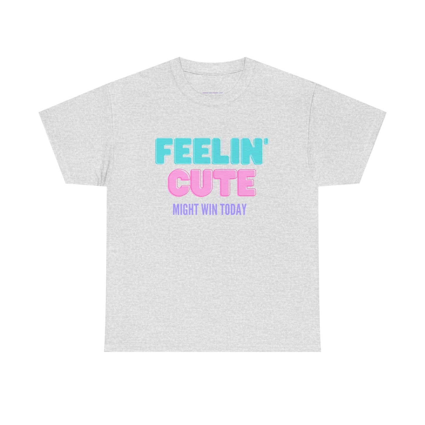 T-shirt: Feeling cute, might win