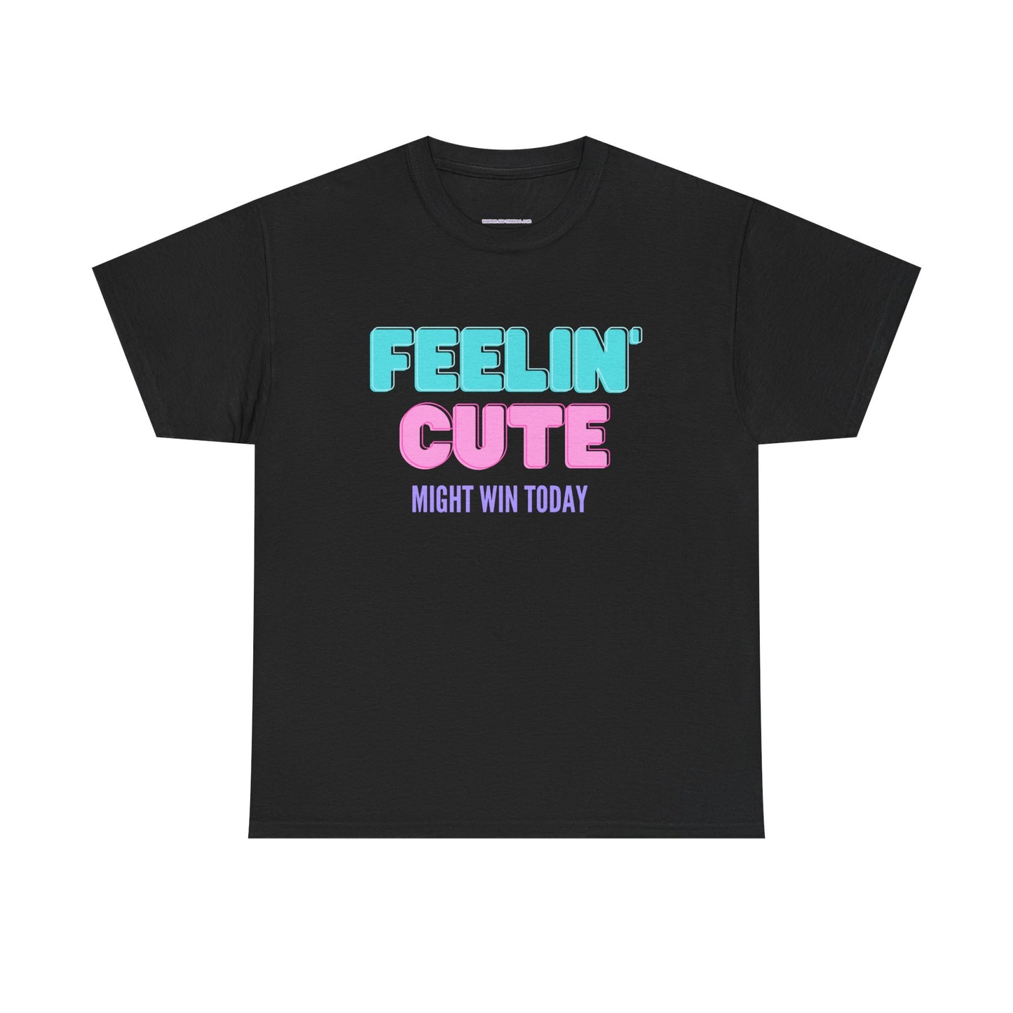 T-shirt: Feeling cute, might win
