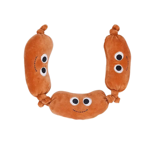 Hundleksaker på tema mat