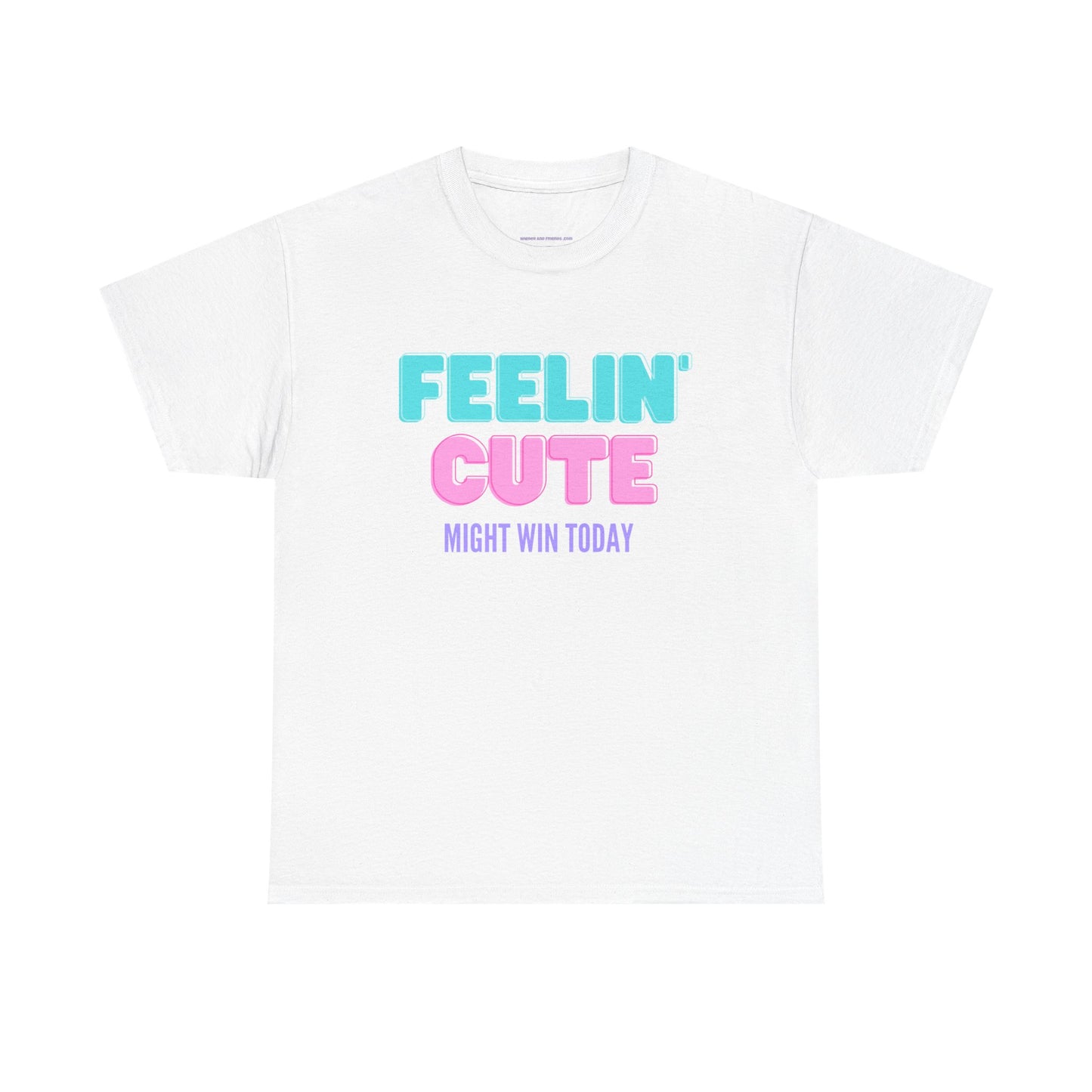T-shirt: Feeling cute, might win