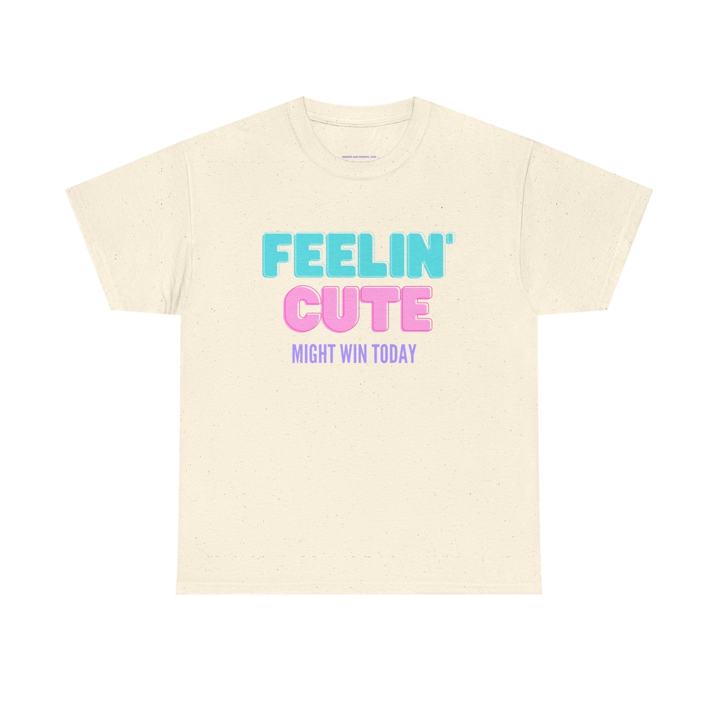 T-shirt: Feeling cute, might win