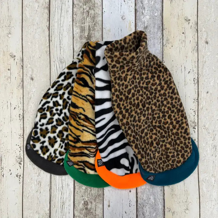 Fleecetröja: Leopard