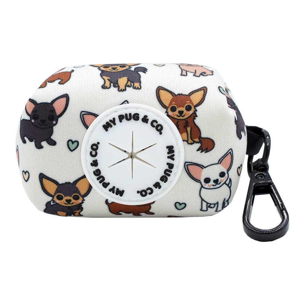 Dog poop bag container Chihuahua