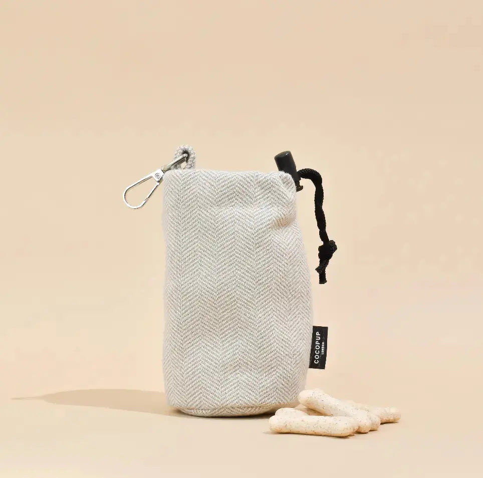 Cocopup London - Dragsko Treat Pouch - Brun Tweed