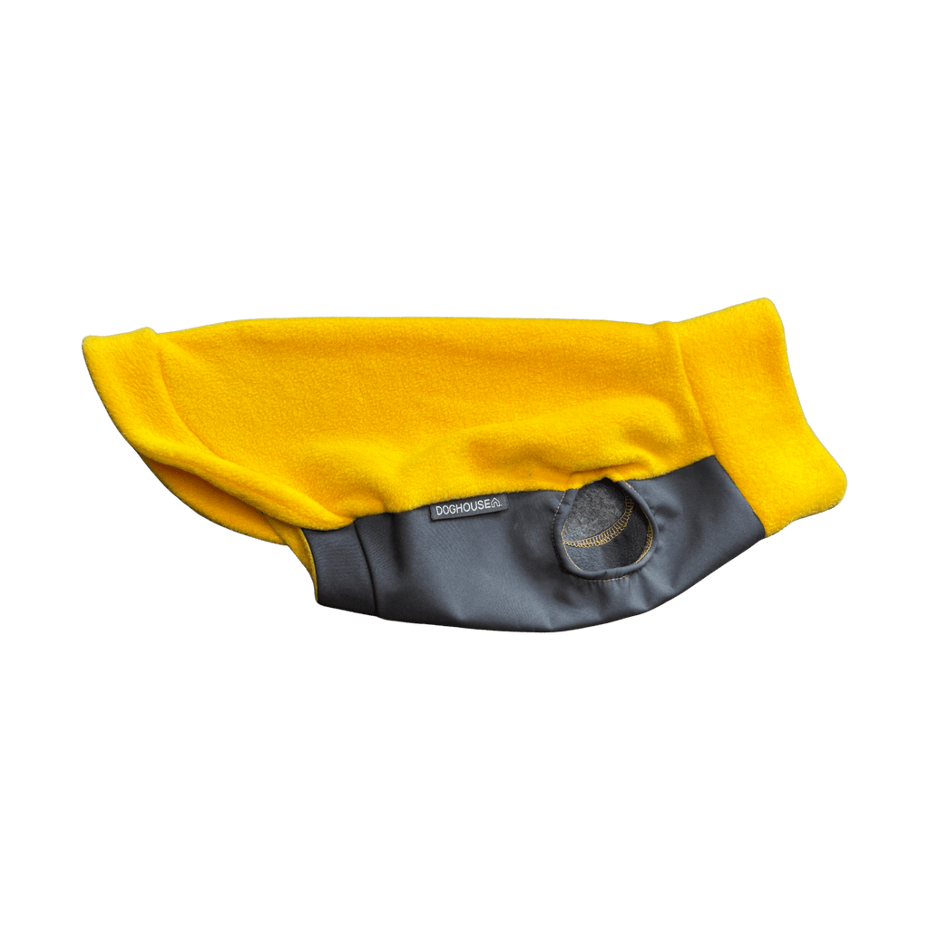 Fleecetröja för low riders! vattentät magpanel Hundtröja