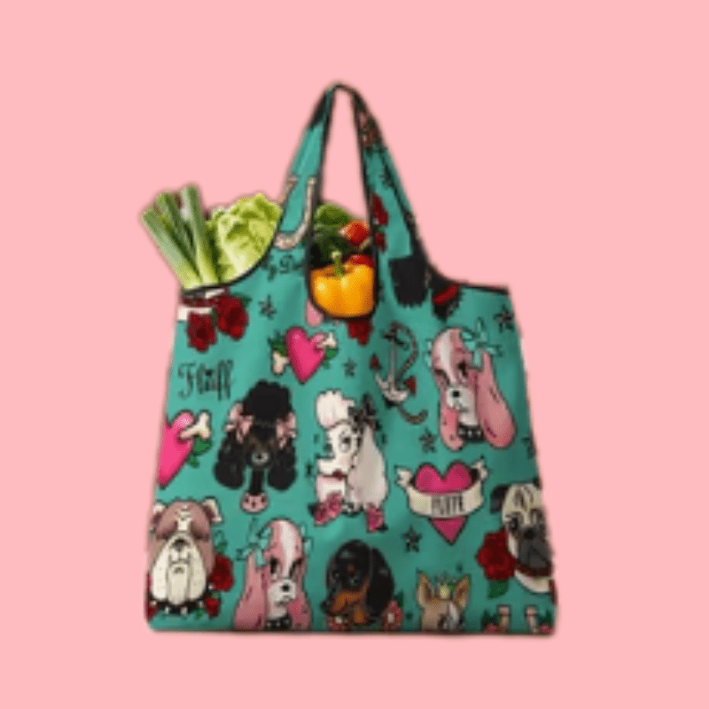 Kompakt shoppingpåse - Hund motiv Väska