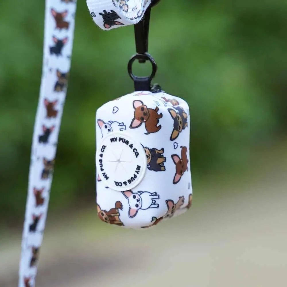 Behållare till hundbajspåsar: Chihuahua Dispenser och hållare för avföringspåsar för husdjur