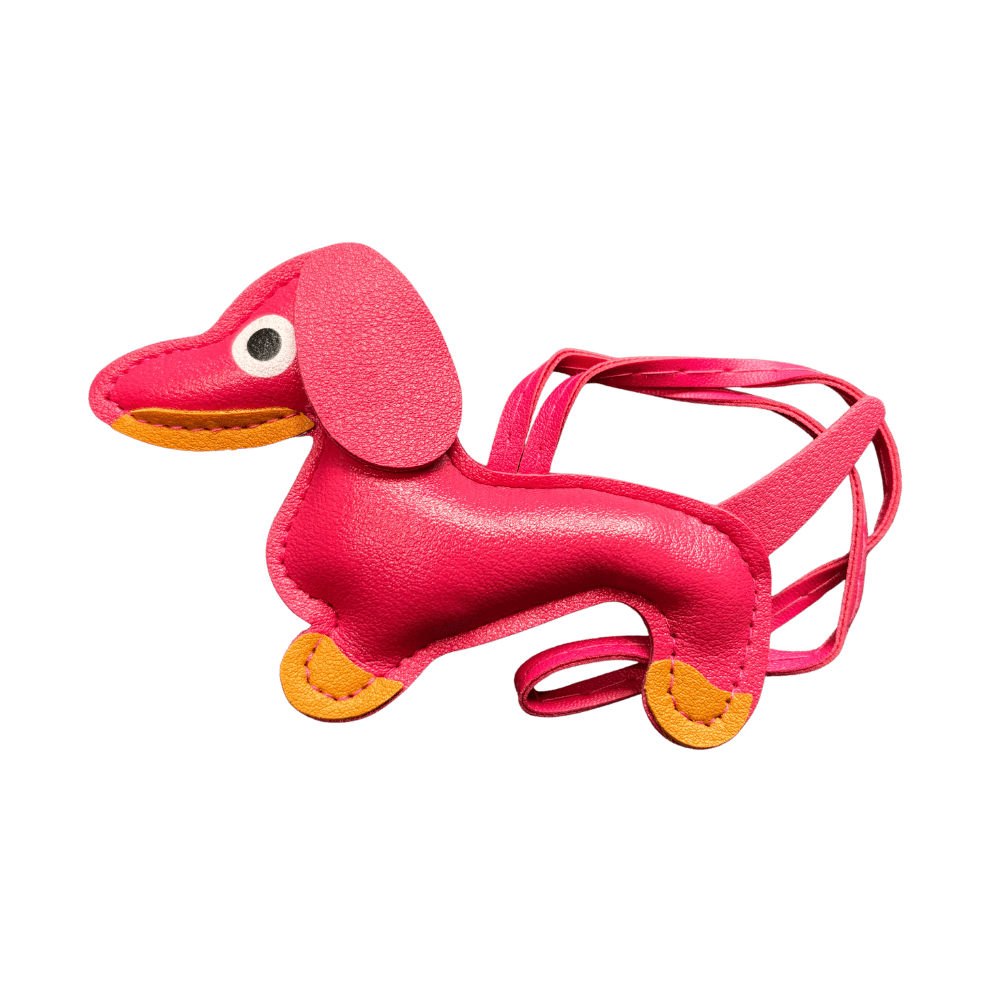 Väsksmycke i PU läder: Tax Nyckelring