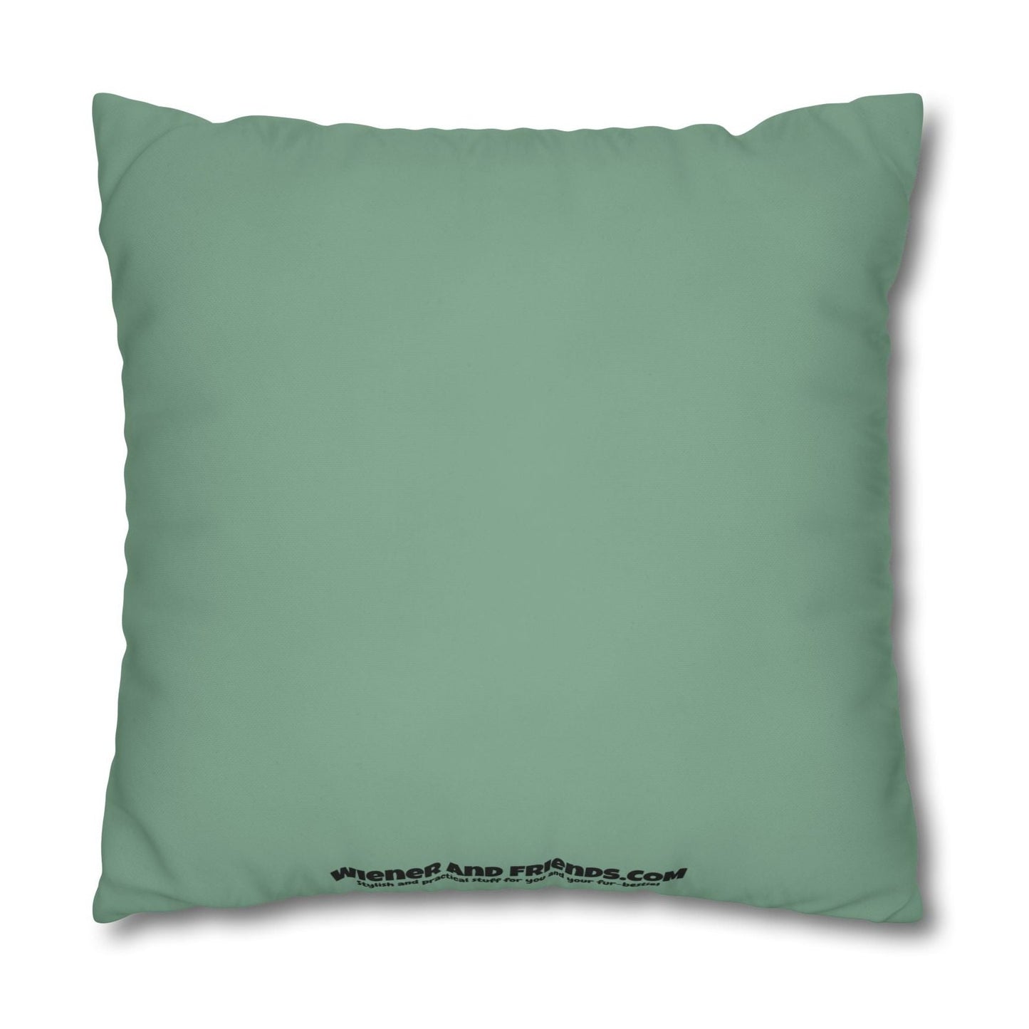 Kuddöverdrag: Platsen är Taxad, grön/salvia