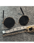 Bling Kit för hund – Glasögon & Guldkedja Hattar & Accessoarer