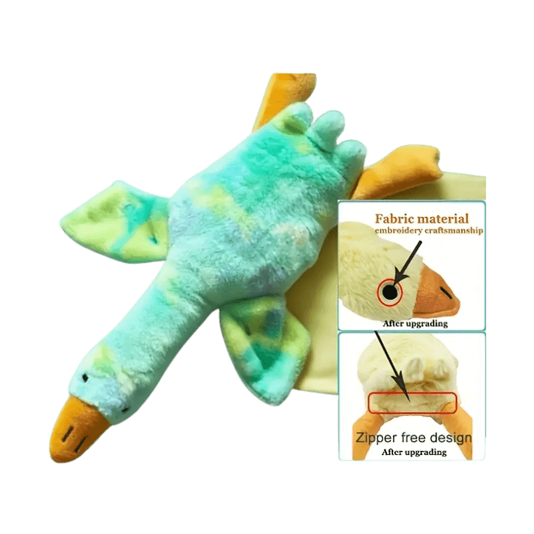 Hundleksak: Anka, 50 cm utan pip Leksak