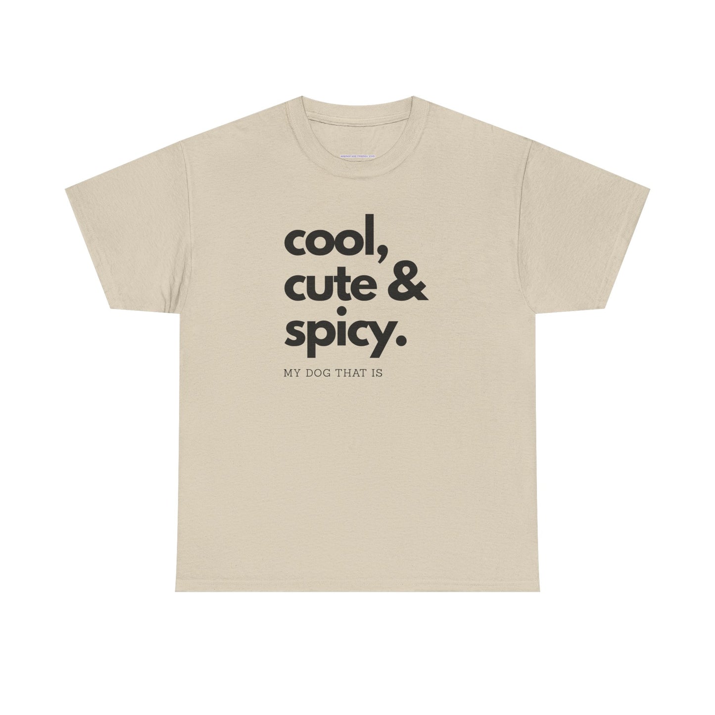 T-shirt: cool, cute and spicy