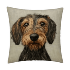 Kuddöverdrag - Strävhårig tax 