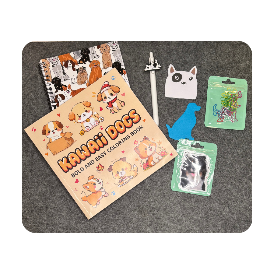 Färdig julklapp med hundtema