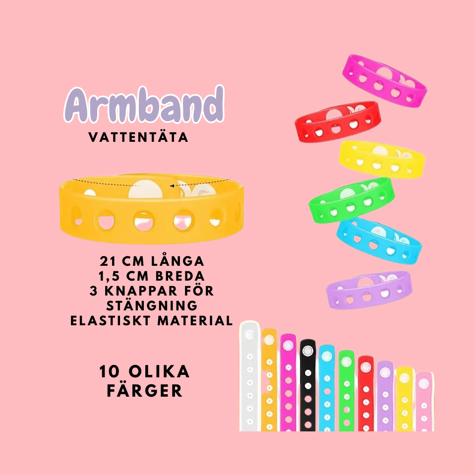 Armband till dina shoecharms Tillbehör till skosmycke