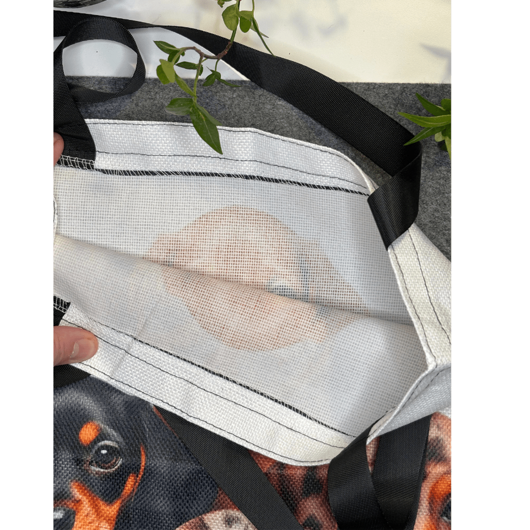 Canvas väska - Korthårig tax 