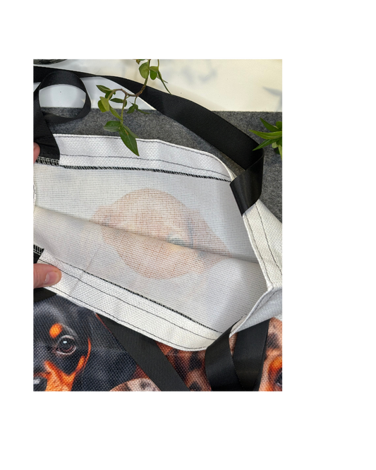 Canvas väska - Korthårig tax