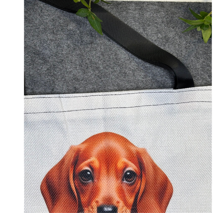 Canvas väska - Korthårig tax