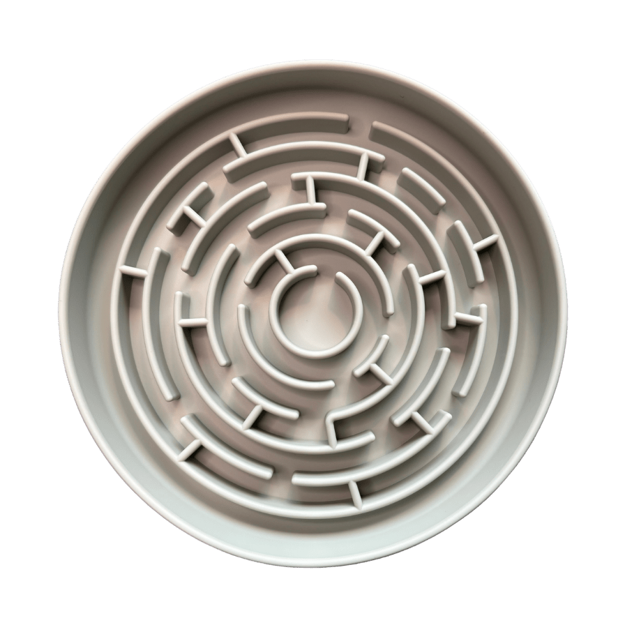 Slowfeed skålar i silikon Matskål