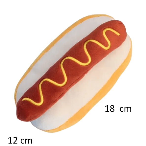 Hundleksaker på tema mat Leksak