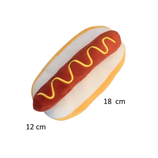 Hundleksaker på tema mat