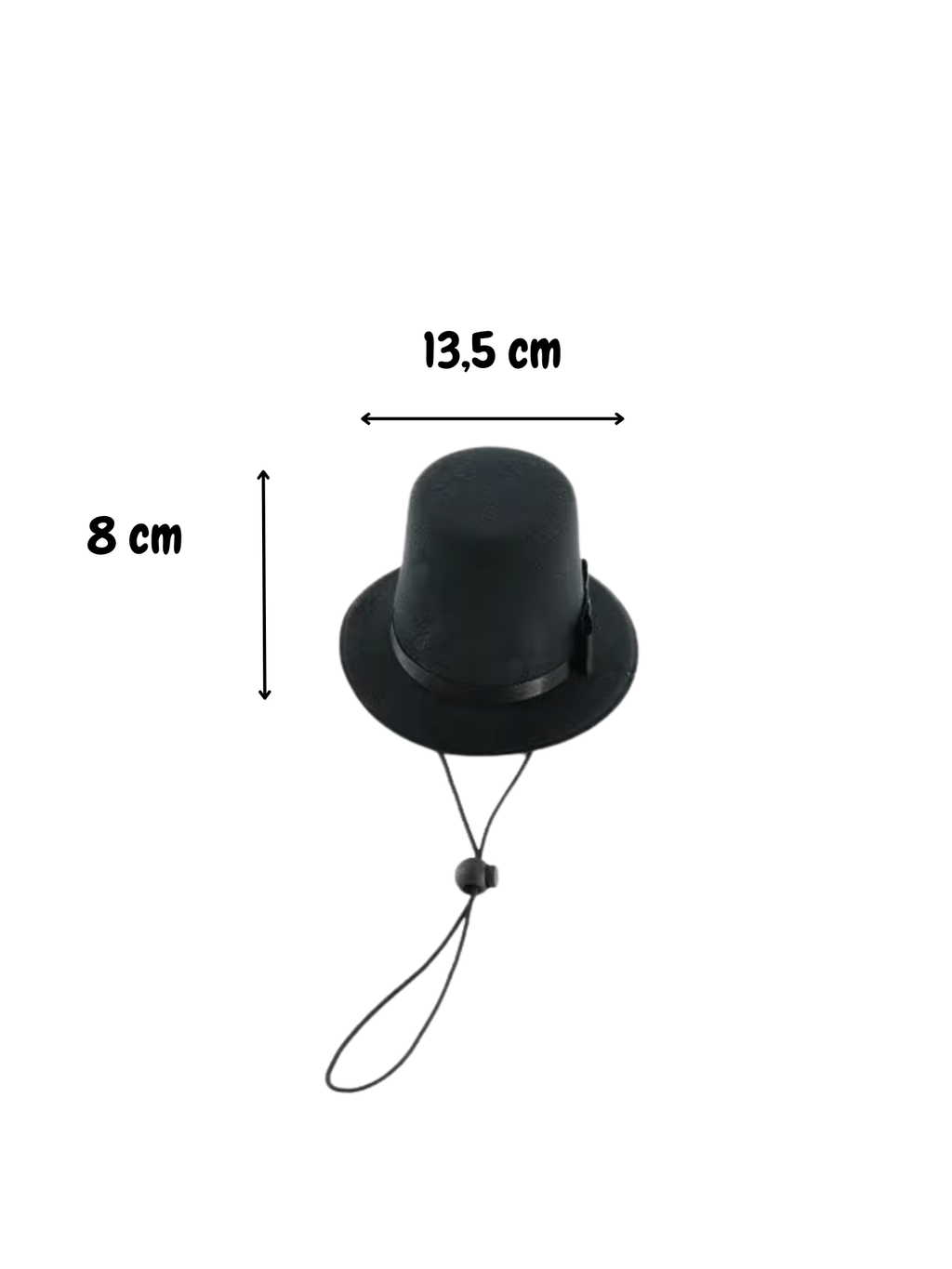 Top hat & fluga för hund Hattar & Accessoarer