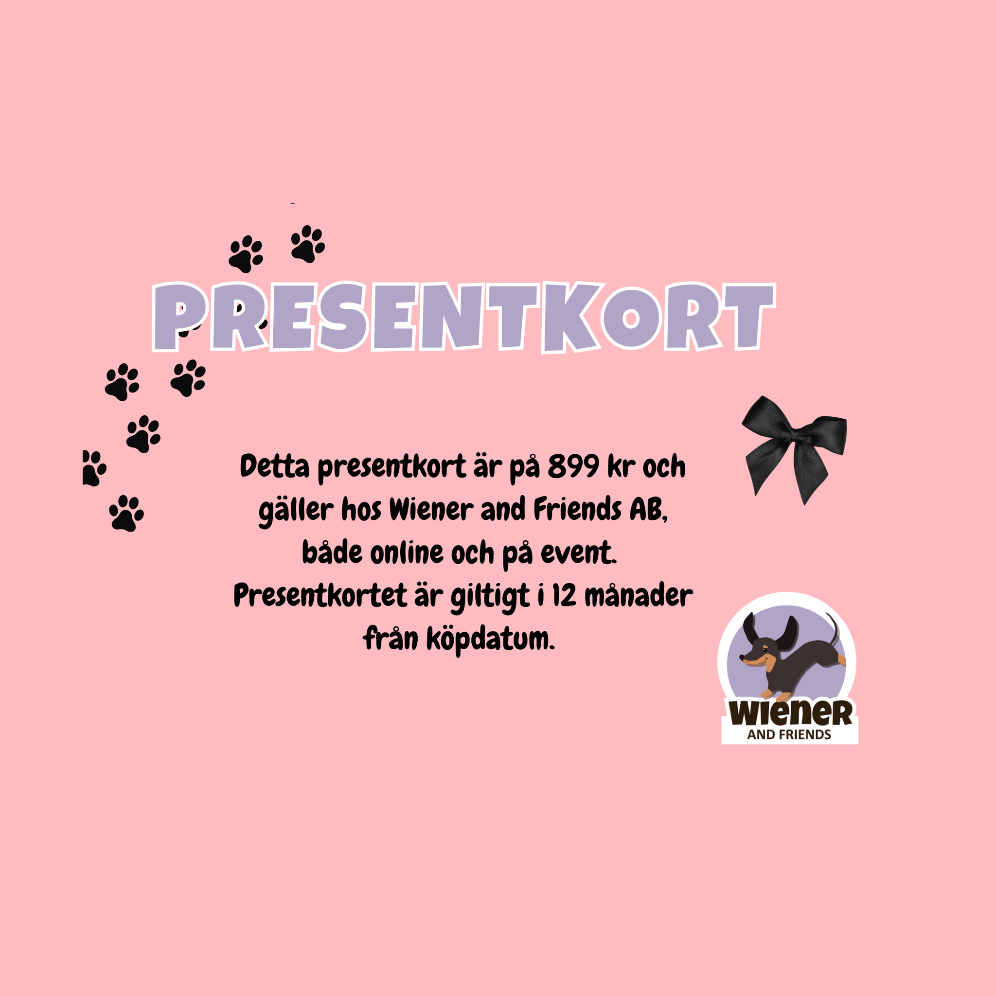 Presentkort hos Wiener and Friends Presentkort