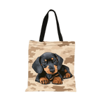 Canvaskasse med taxtryck Handväska