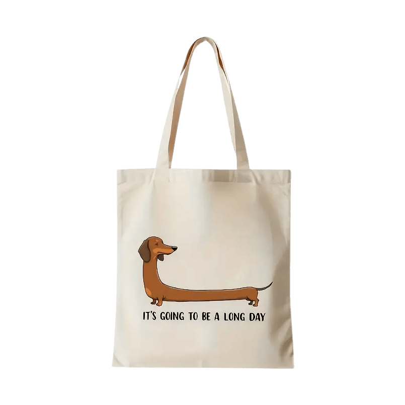 Canvaskasse med taxtryck Handväska