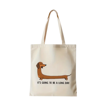 Canvaskasse med taxtryck