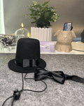 Top hat & fluga för hund Hattar & Accessoarer