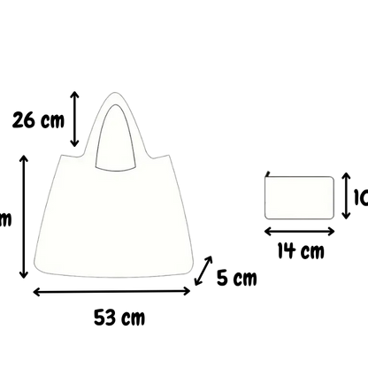 Kompakt shopping påse - Taxar