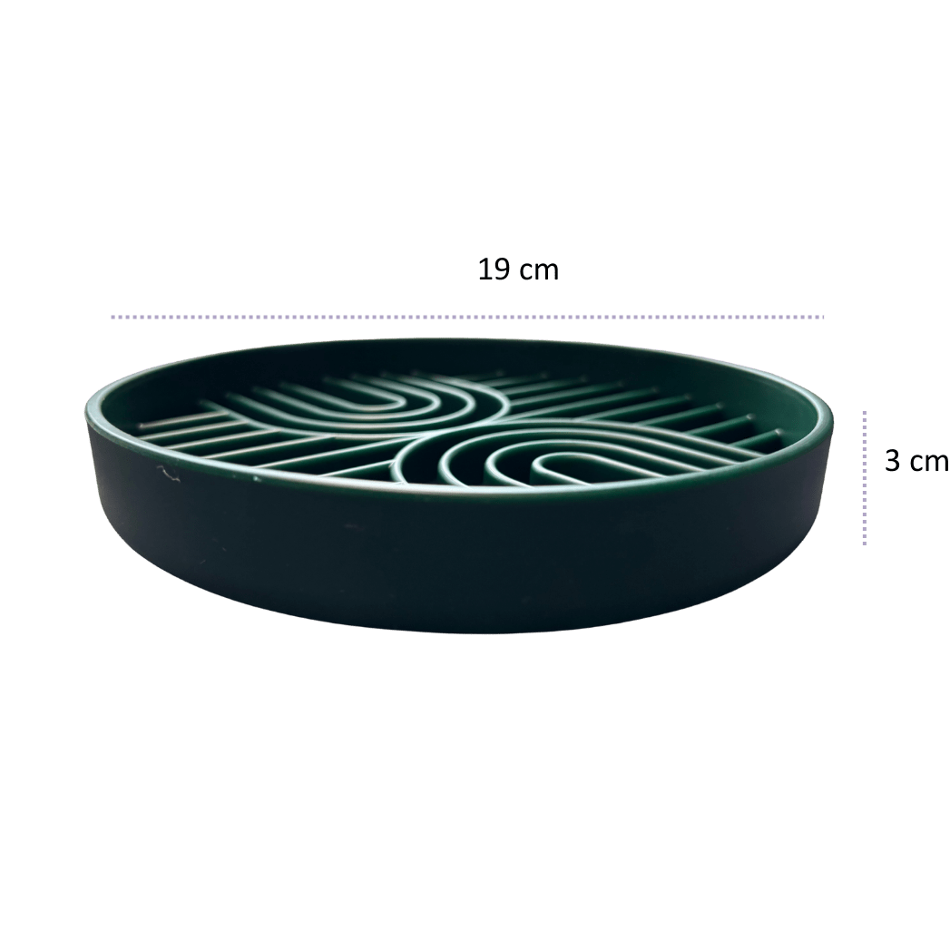 Slowfeed skålar i silikon Matskål