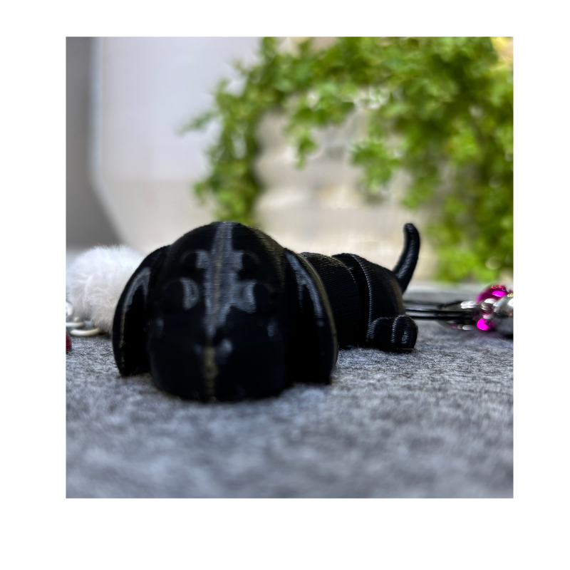 Ballonghund, hänge till nyckelknippa