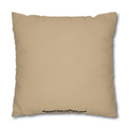 Kuddöverdrag: Platsen är Taxad, beige-gul Home Decor