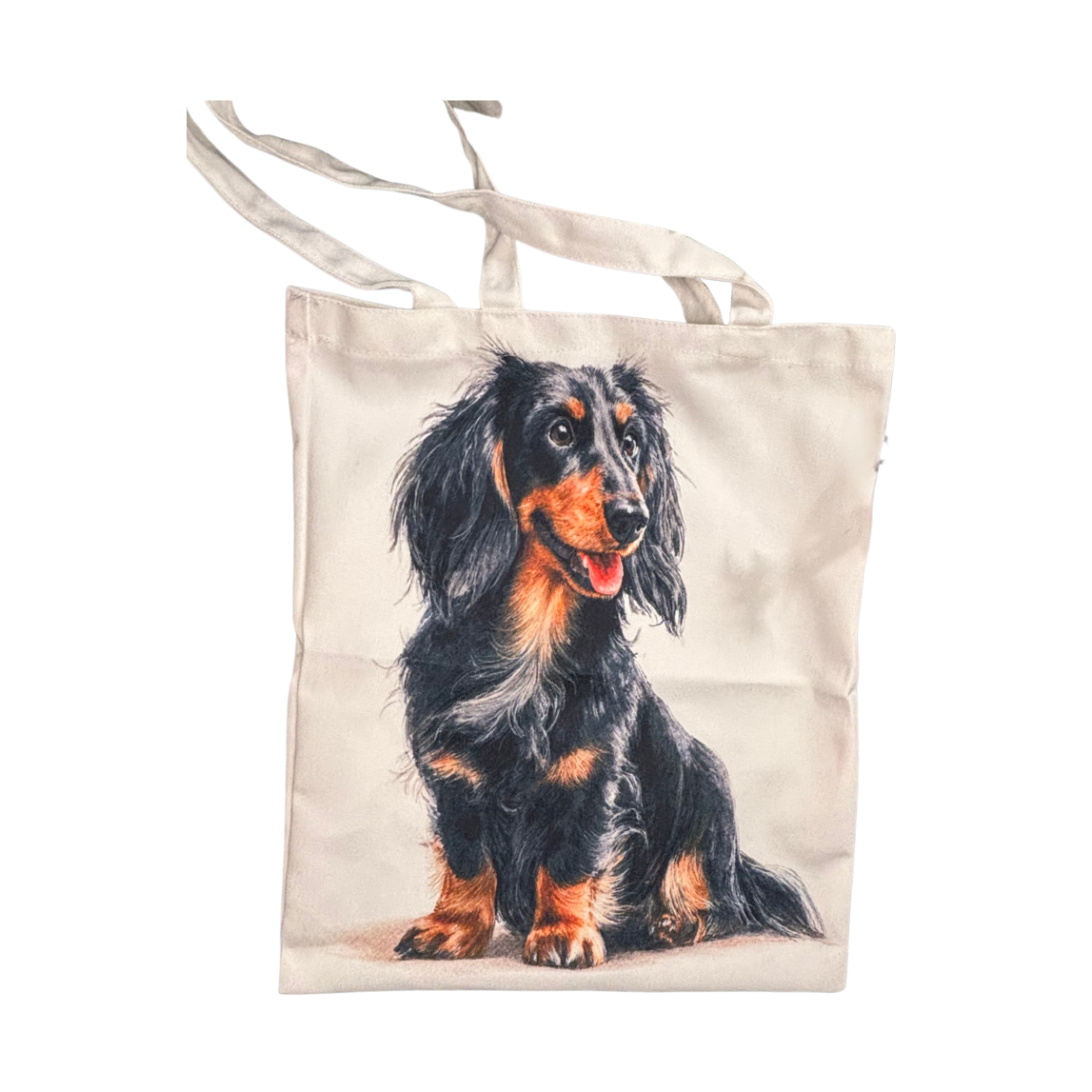 Canvasväska - Långhårig tax