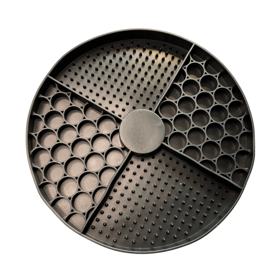 Slowfeed skålar i silikon Matskål