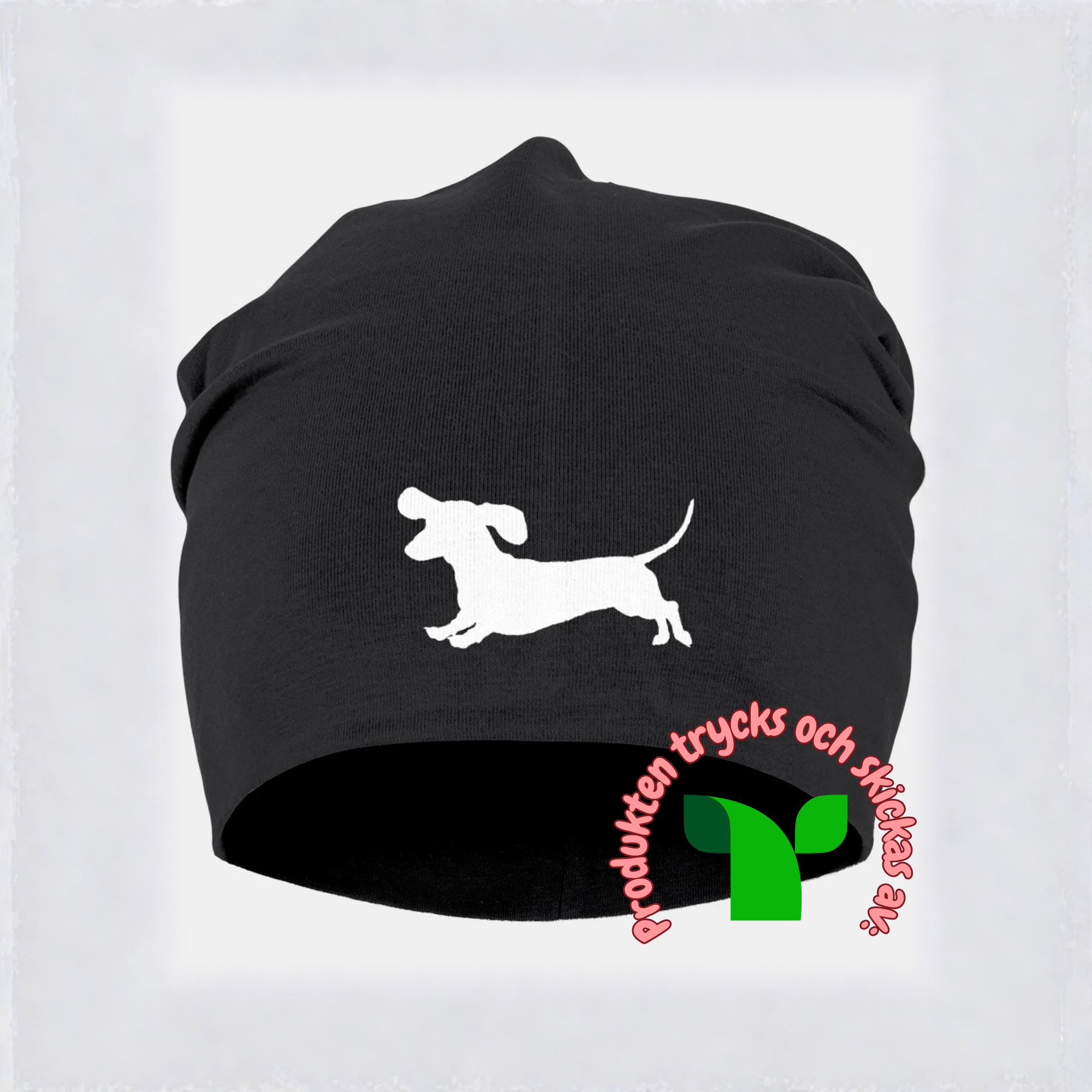 Taxmössa – Springande tax Hundägarmode