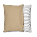 Kuddöverdrag: Platsen är Taxad, beige-gul Home Decor