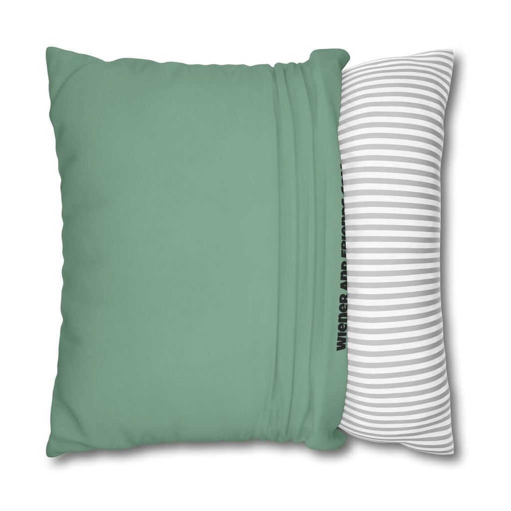 Kuddöverdrag: Platsen är Taxad, grön/salvia Home Decor