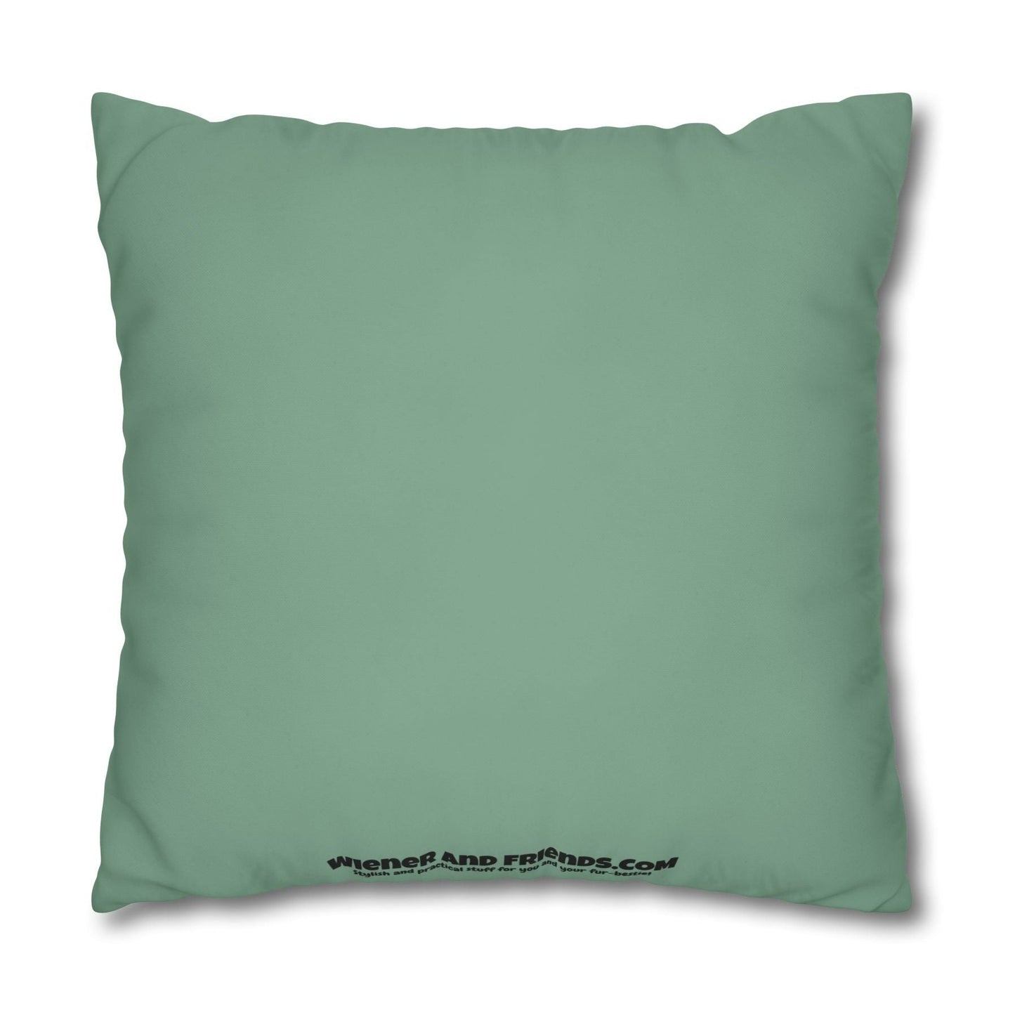 Kuddöverdrag: Platsen är Taxad, grön/salvia