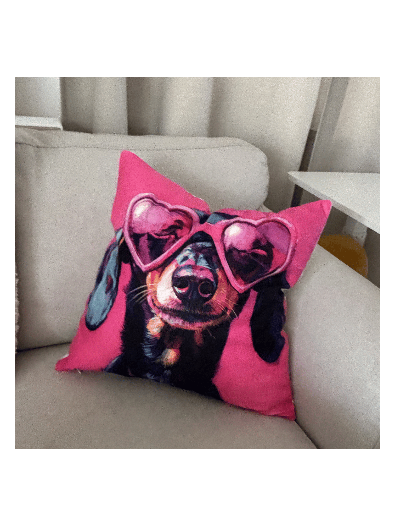Kuddfodral – Rosa tax Kuddfodral