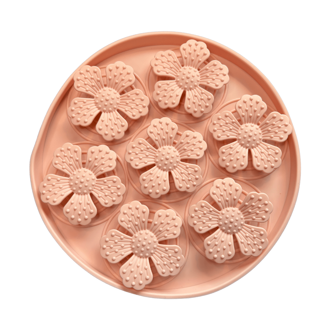 Slowfeed skålar i silikon Matskål