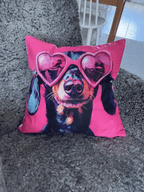 Kuddfodral – Rosa tax Kuddfodral