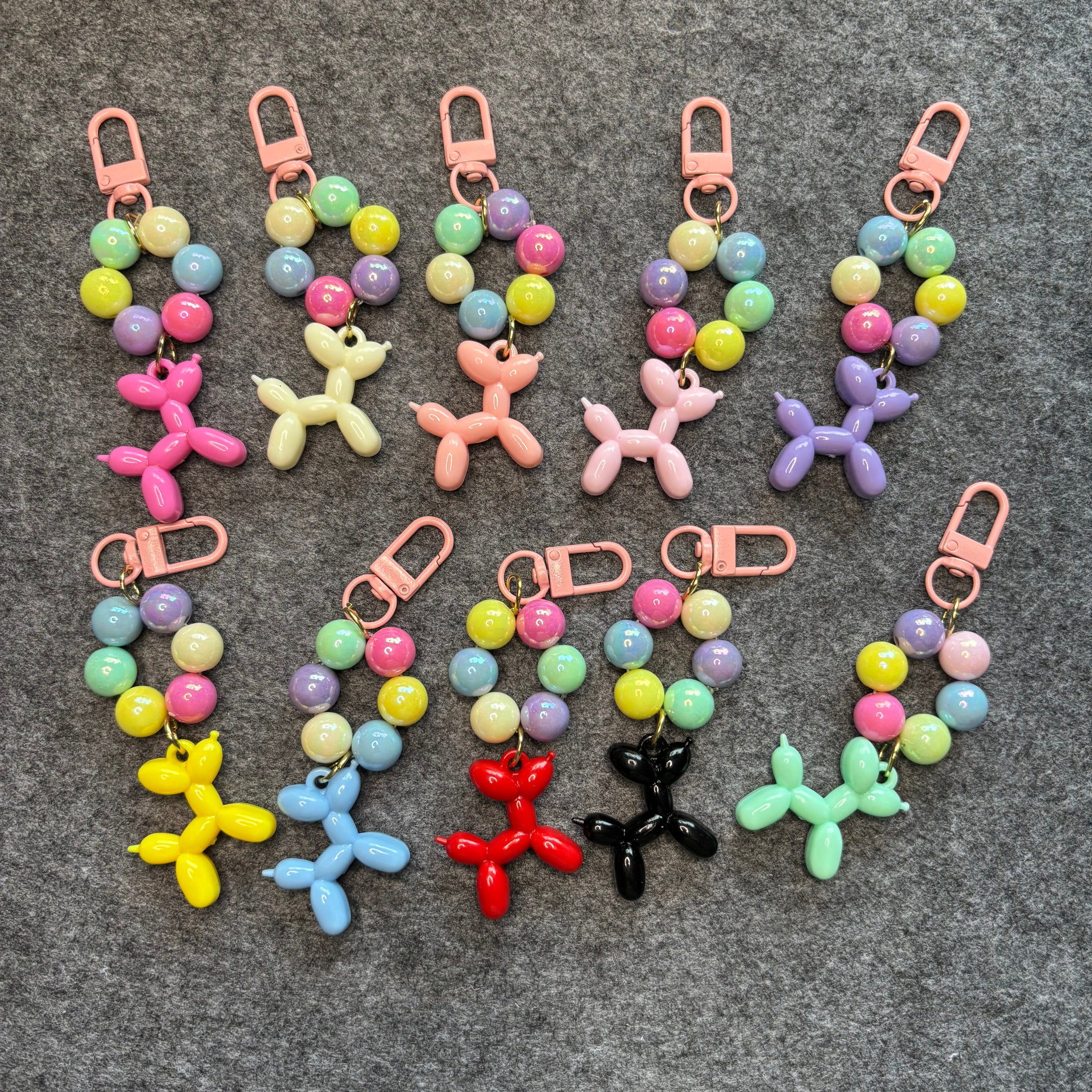 Ballonghund, hänge till nyckelknippa Nyckelring