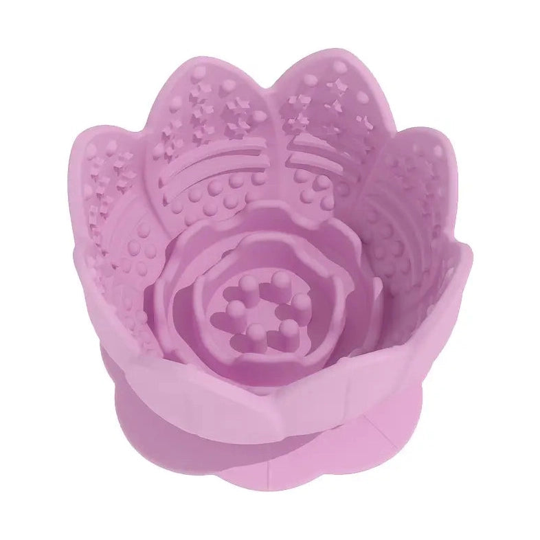 Slowfeed skålar i silikon Matskål