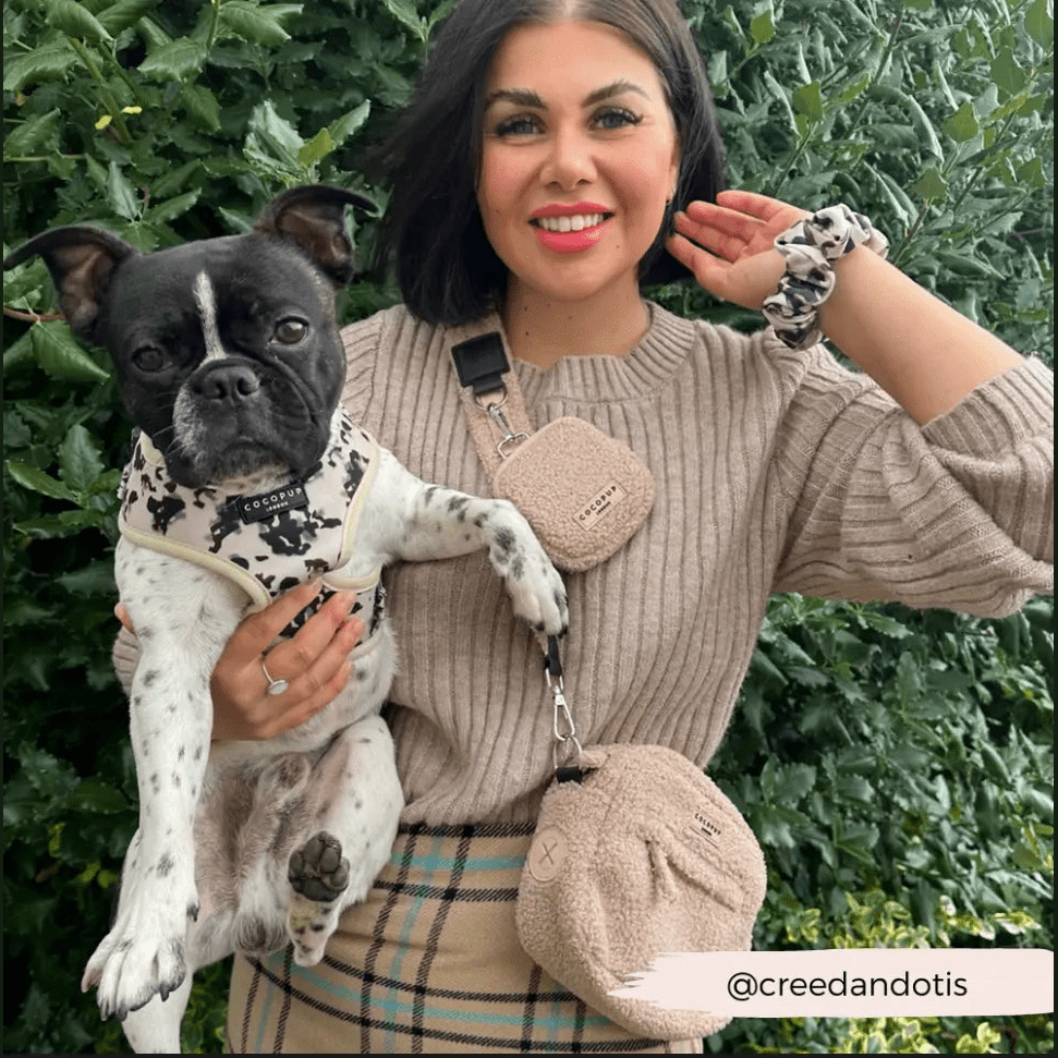 Teddy godispåse + bajspåsebehållare Lätt att ta med sig