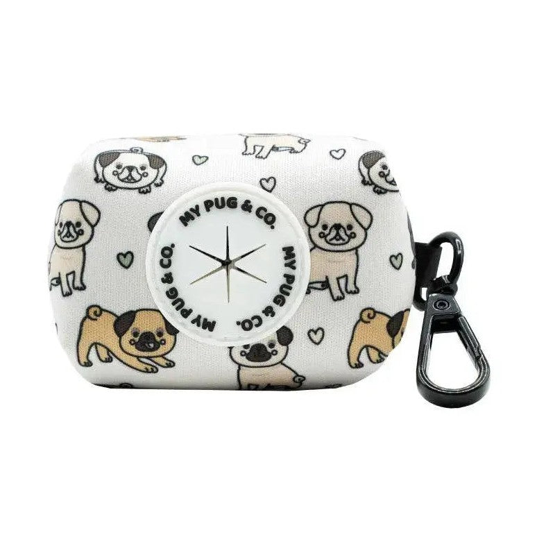 Behållare till hundbajspåsar Mops Dispenser och hållare för avföringspåsar för husdjur